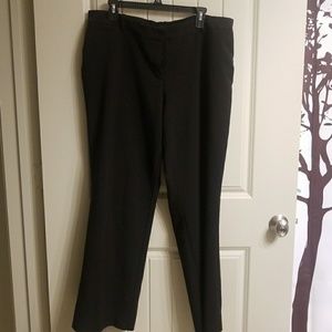 Worthington black boot-cut slacks